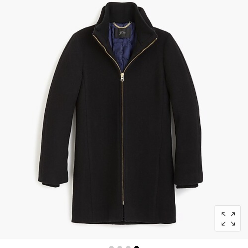 J.Crew Lodge Coat in Italian Wool